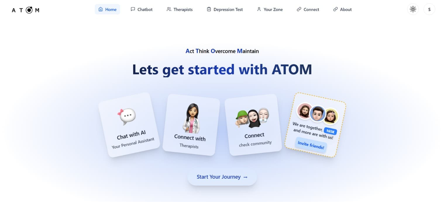 Atom project screenshot 1